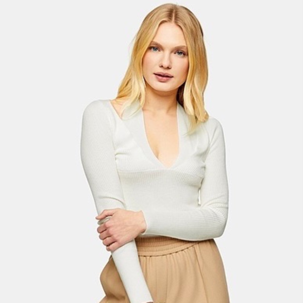 TOPSHOP CUT OUT TOP (Small)
